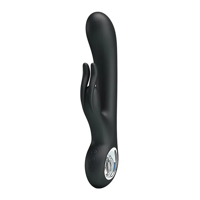 Pretty Love Vibrators Pretty Love Carina 7 Function Rabbit Syle Vibrator Black