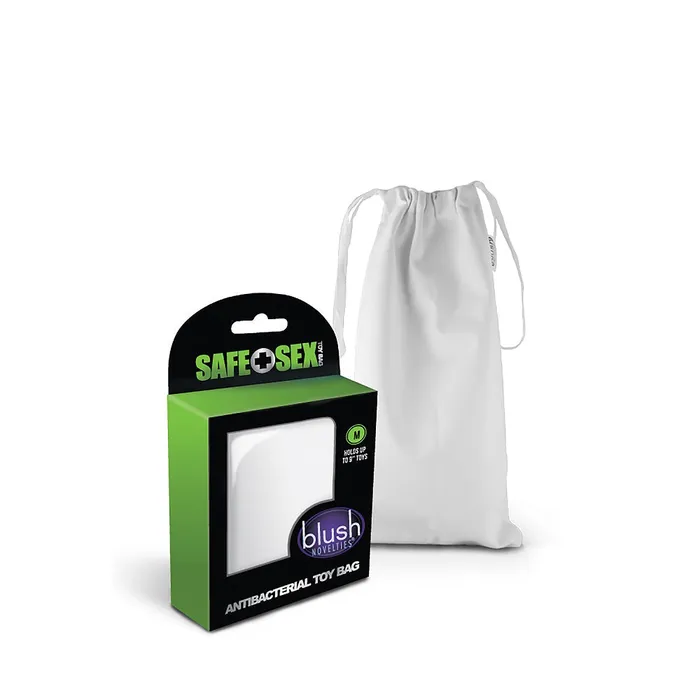 Safe Sex AntiBacterial Toy Bag Medium Blush Male Sex Toys