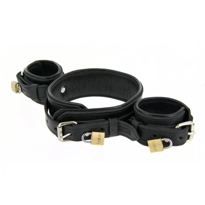 Strict Leather Wrist to Neck Restraint XR Brands Restraints