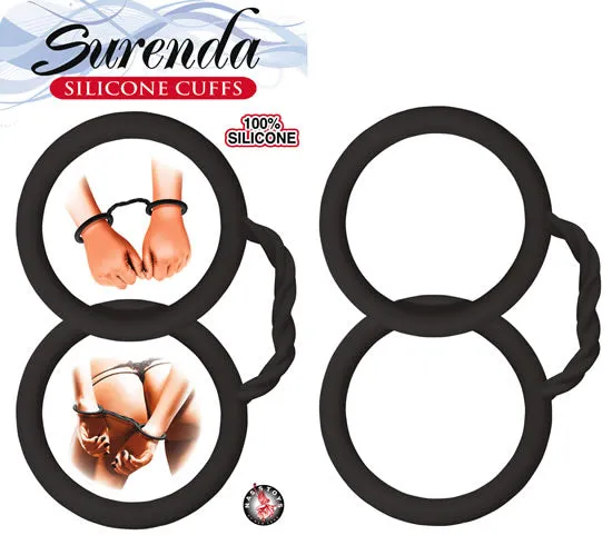 Surenda Silicone Cuffs Black Nasstoys Anal