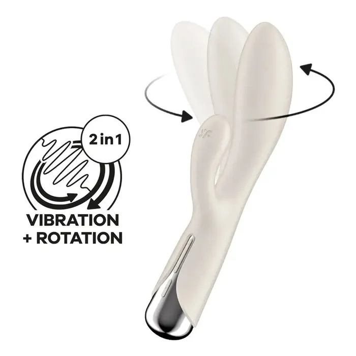 Vibrators Satisfyer Spinning Rabbit 1 Beige