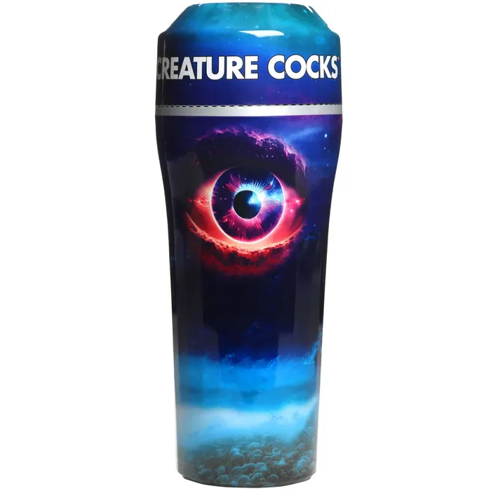 XR Brands Creature Cocks Dildos Wormhole Alien Stroker Purple