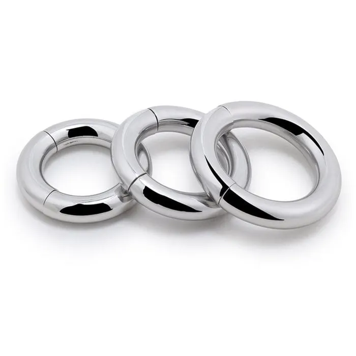0644M Babe Magnet Stainless Steel Magnetic Ball Stretcher Ring Medium Moonwell Male Sex Toys 0644M Babe Magnet Stainless Steel Magnetic Ball Stretcher Ring Medium Moonwell Male Sex Toys
