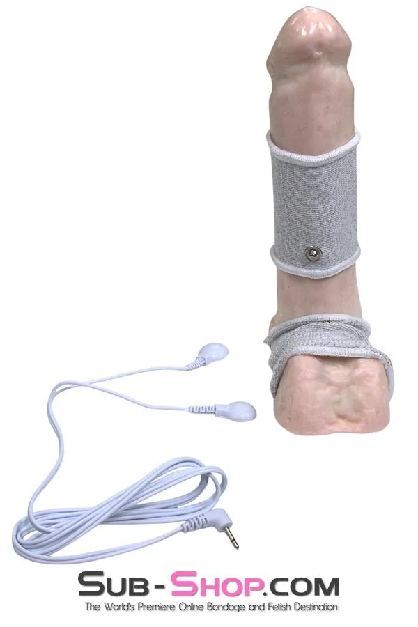 1584R Sub Shock Electro Stim Cock Shock Sleeve and Lead Wire Rise Male Sex Toys