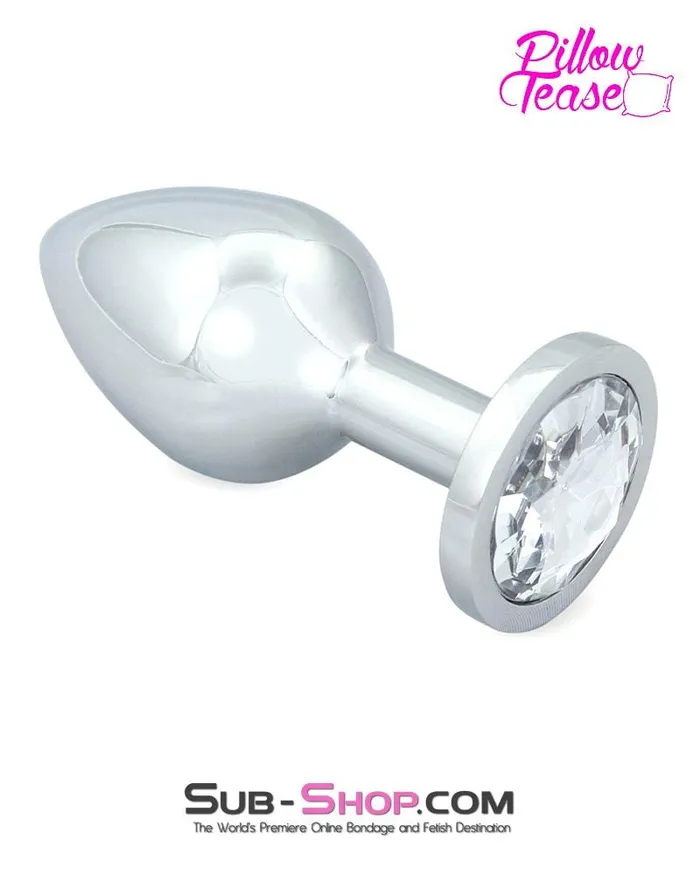 1853M Chromed Aluminum Light Weight Rhinestone Crystal Tipped Butt Plug Medium Moonwell Anal 1853M Chromed Aluminum Light Weight Rhinestone Crystal Tipped Butt Plug Medium Moonwell Anal