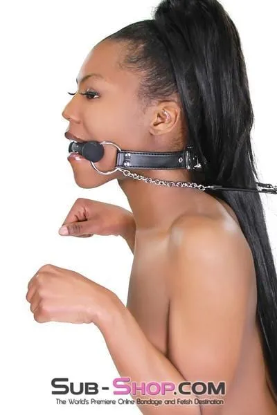 4716RS Silicone Bit Gag with Leash Reins Set Raysent Female Sex Toys