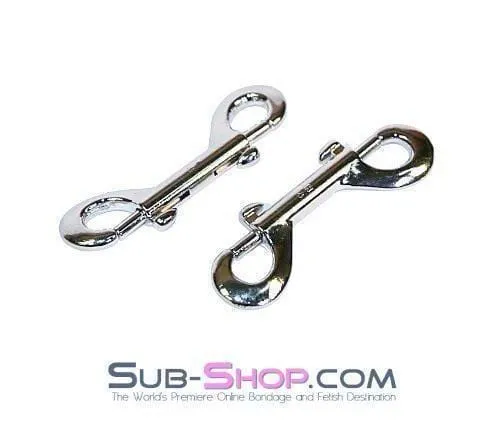 Anal Han Lien 0762A Pair of Double Snap Hooks Cuff Connections Set