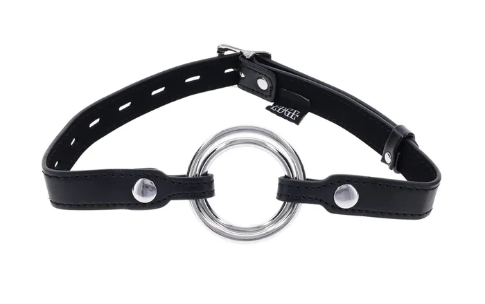 Anal Sportsheets Edge Interchangeable Ring Gag Black