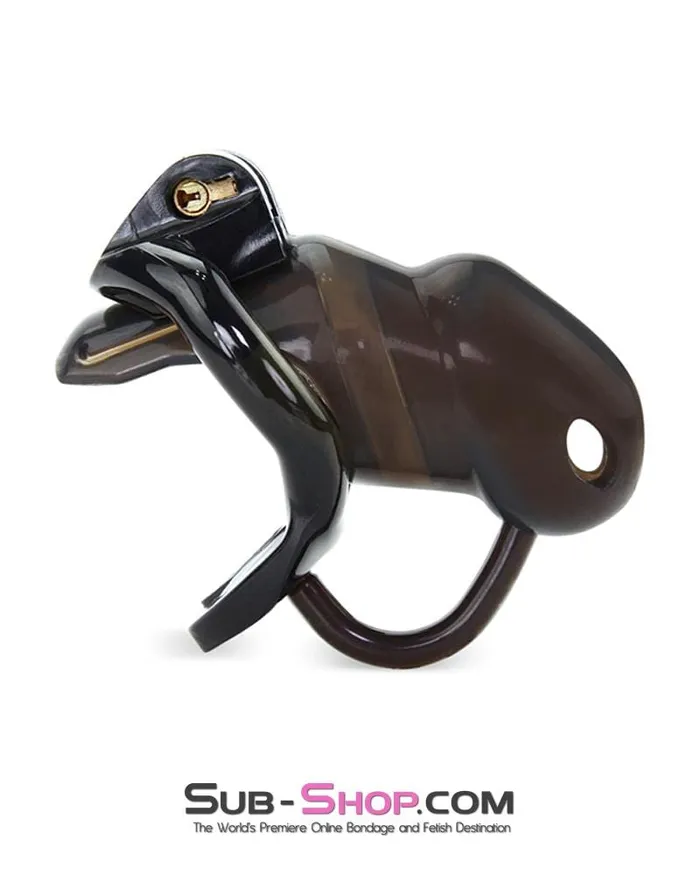 Aria Male Sex Toys 1348AR Short Black Cock Blocker Silicone Locking Male Chastity with Ball Divider Aria Male Sex Toys 1348AR Short Black Cock Blocker Silicone Locking Male Chastity with Ball Divider
