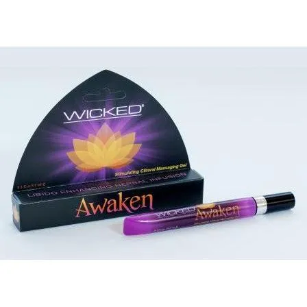 Awaken Stimulating Clitoral Massaging Gel 03 Fl Oz 86ml Wicked Sensual Care Couples Awaken Stimulating Clitoral Massaging Gel 03 Fl Oz 86ml Wicked Sensual Care Couples