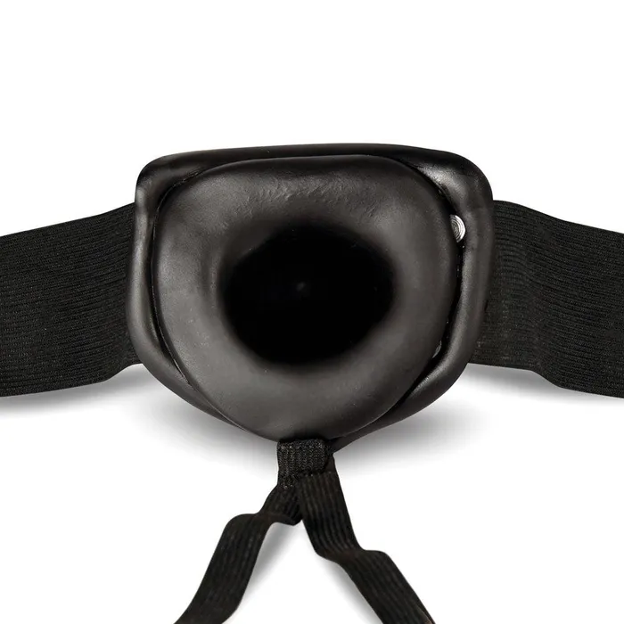 Blush Female Sex Toys Dr Skin 7 Inch Hollow Strap on Black