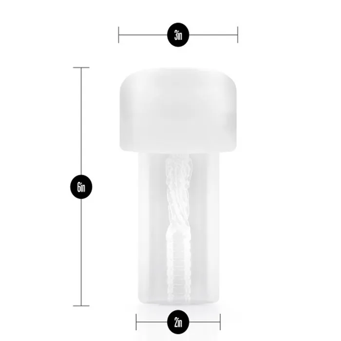 Blush Novelties Male Sex Toys Fun Ribbed Stroker Sleeve Lifelike Feel for Exciting Solo or Partner Play Blush Novelties Male Sex Toys Fun Ribbed Stroker Sleeve Lifelike Feel for Exciting Solo or Partner Play