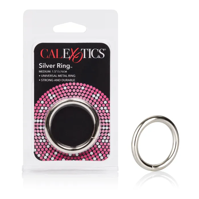 CalExotics Male Sex Toys Silver Ring Medium