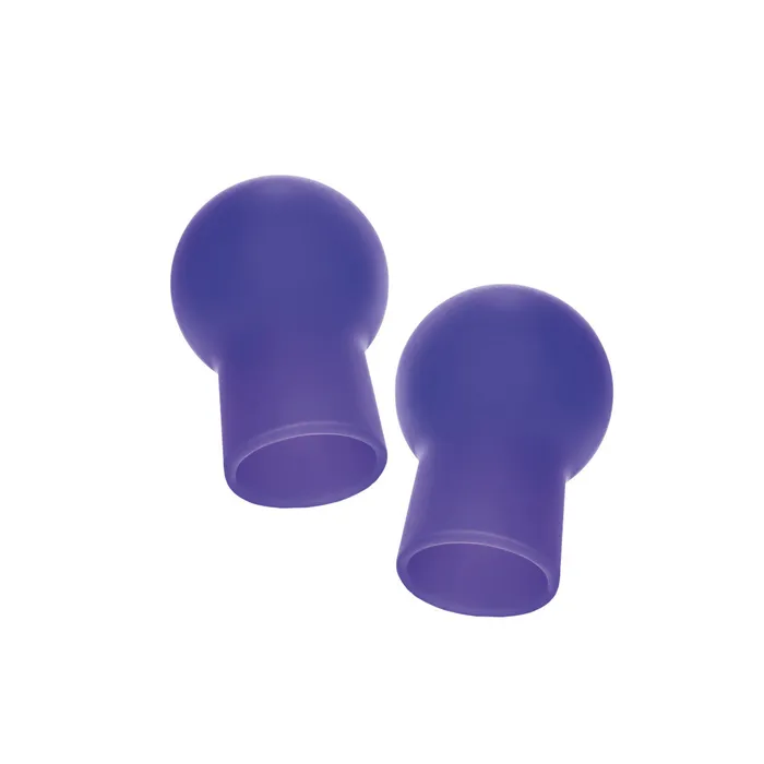 CalExotics Nipple Play Silicone Advanced Nipple Suckers Purple Couples