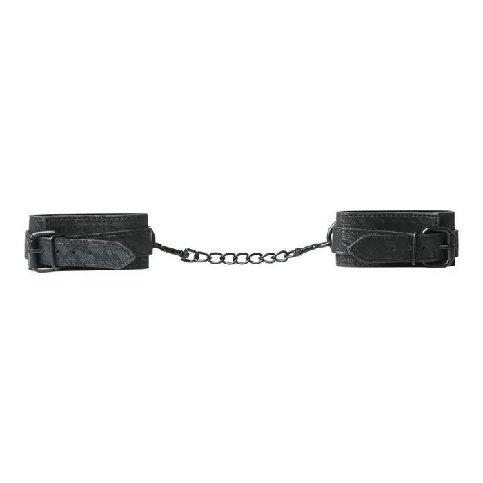 Couples Sportsheets Fun Lace Handcuffs with Stylish Black Metal Buckles