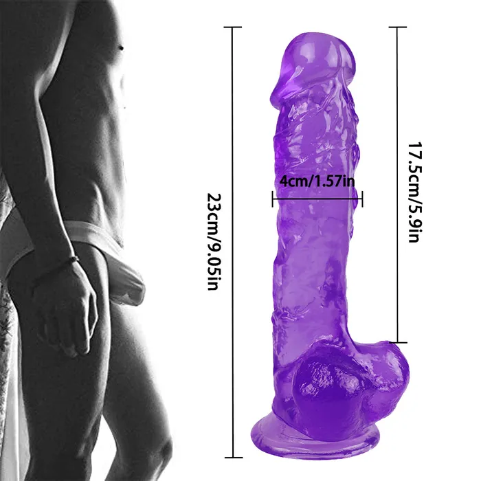  Dildos 9 Inch purple dildo
