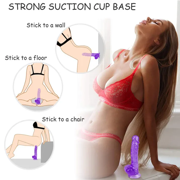  Dildos 9 Inch purple dildo