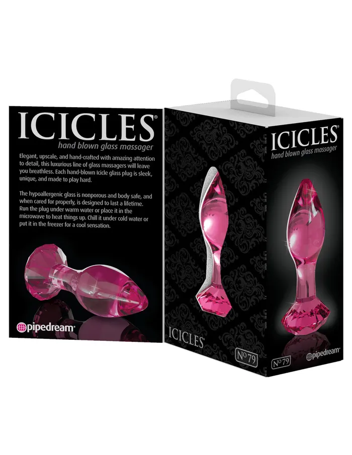 Dildos Pipedream Magical Glass Wand Heat or Cool for Tingly Thrills