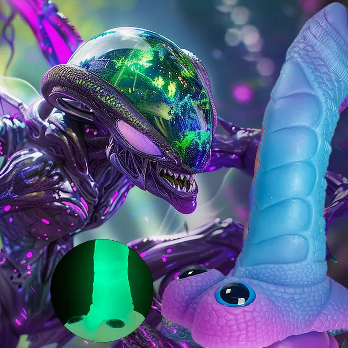  Dildos Sci Fi Alien Dildo Glow in the Dark