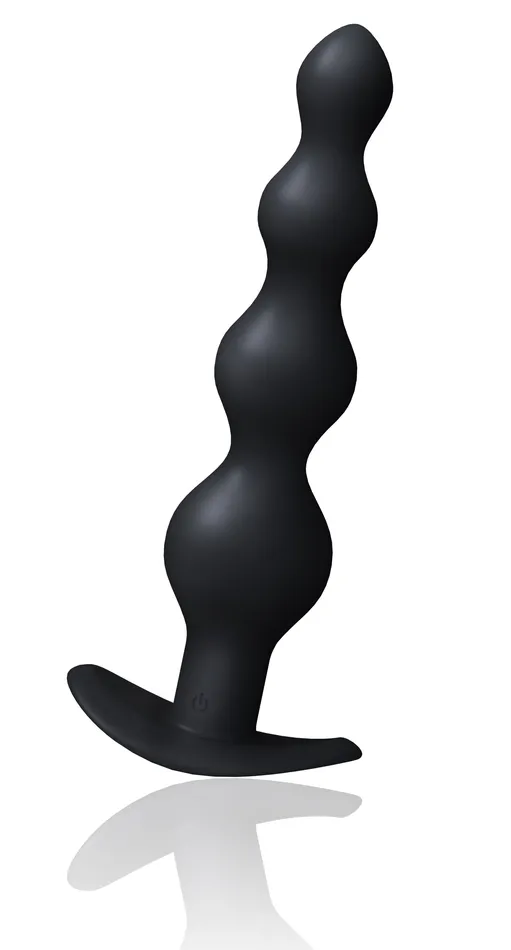 Earth Quaker Rechargeable Beaded Anal Vibe with 12 Powerful Settings Vedo Female Sex Toys