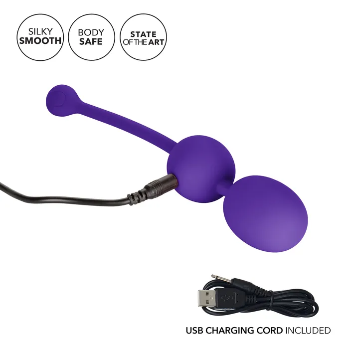 Female Sex Toys Calexotics EcoFriendly Rechargeable Kegel Buddy with 12 Fun Functions
