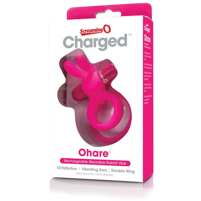 Female Sex Toys Screaming O Charged Ohare Rabbit Vibe Rechargeable Fun with 10 Exciting Vibrations