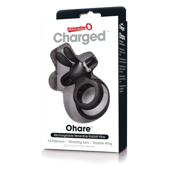 Female Sex Toys Screaming O Charged Ohare Rabbit Vibe Rechargeable Fun with 10 Exciting Vibrations