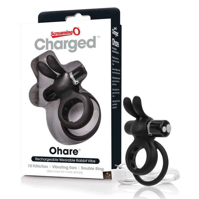 Female Sex Toys Screaming O Charged Ohare Rabbit Vibe Rechargeable Fun with 10 Exciting Vibrations