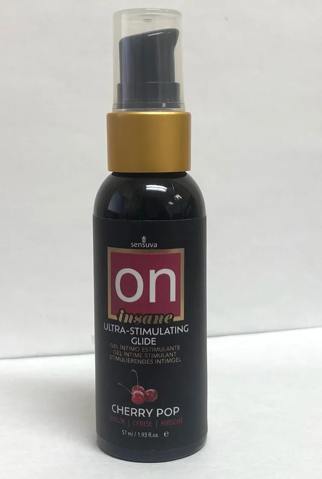 Female Sex Toys Sensuva On Insane UltraStimulating Glide Cherry Pop 2oz57ml Bottle Female Sex Toys Sensuva On Insane UltraStimulating Glide Cherry Pop 2oz57ml Bottle
