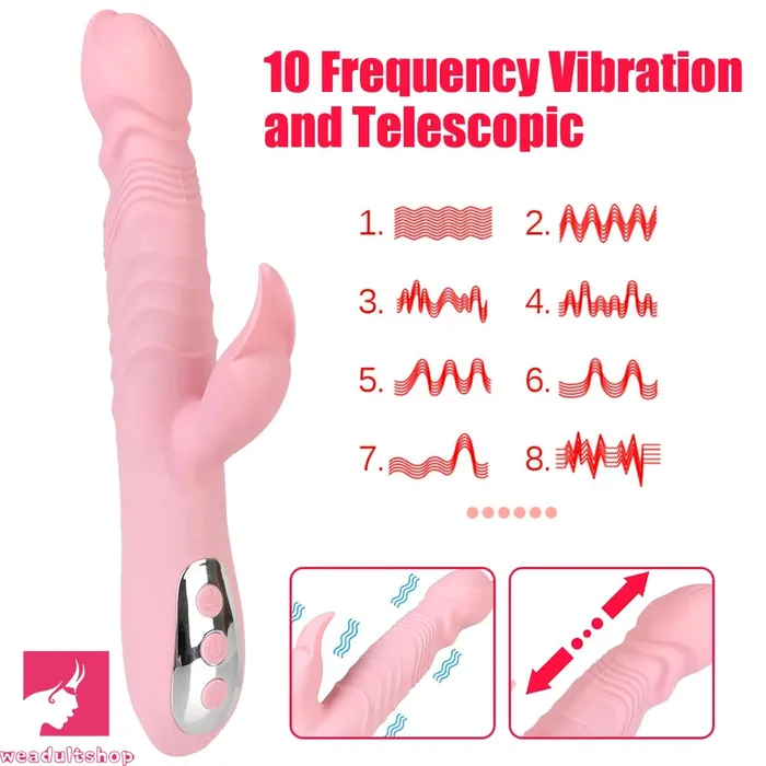 Female Sex Toys Weadultshop 1024in Thrusting Vibrating Heating Big Dildo With Tongue Licking Toy