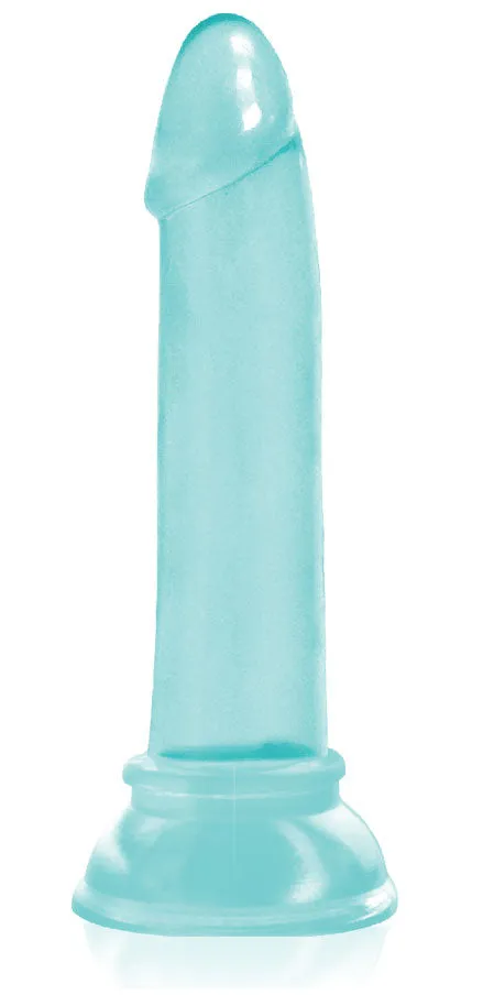 Icon Brands Dildos The 9s Diclets 7 Inch Jelly Dong Aqua Aqua
