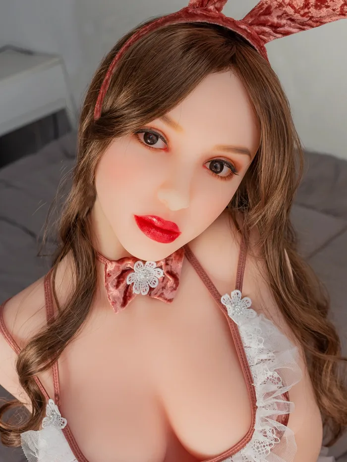 Male Sex Toys HR Doll F3868165cm5ft4 F Cup Lovely Cute Rabbit TPE British Sex Doll HR Doll