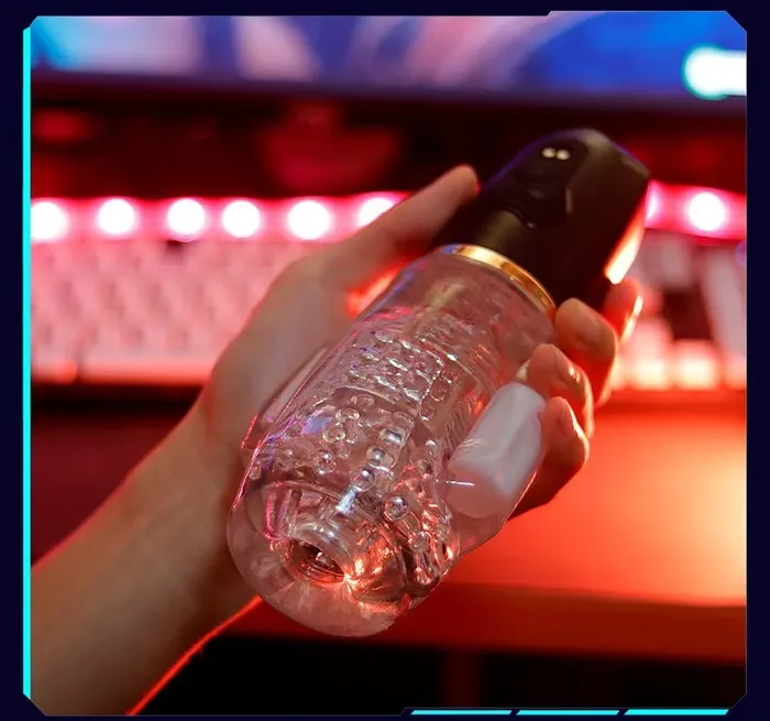 Male Sex Toys Transparent sucking blowjob male masturbator