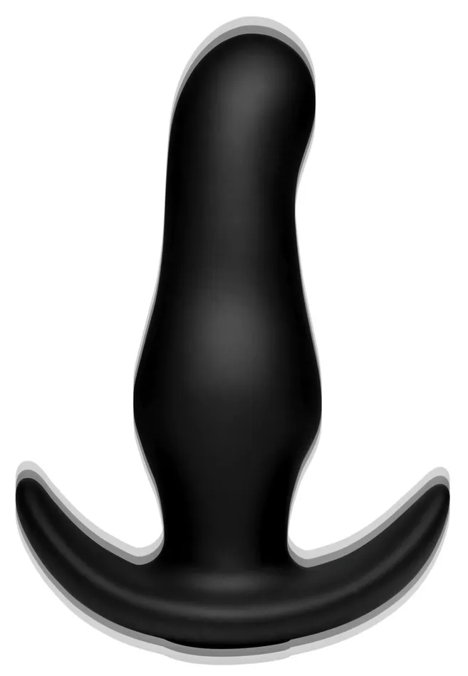 Male Sex Toys Xr Brands Ass Thumper Thumping Silicone Butt Plug with Remote Control and 7 Vibration Functions