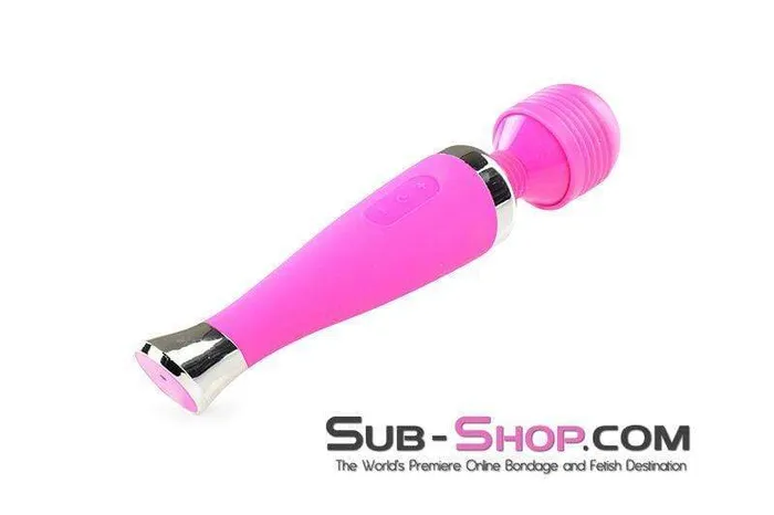 Moonwell Vibrators 5776M MultiFunction Rechargeable Pink Passion Vibrator Wand LAST CHANCE Final Closeout Moonwell Vibrators 5776M MultiFunction Rechargeable Pink Passion Vibrator Wand LAST CHANCE Final Closeout