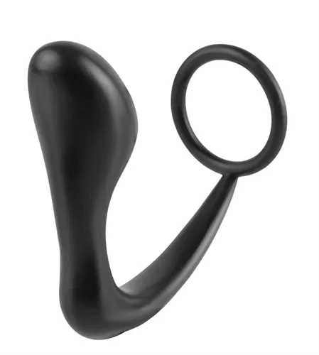 Pipedream Male Sex Toys Stay Ready All Day Snazzy Anal Plug with Stretchy Cockring