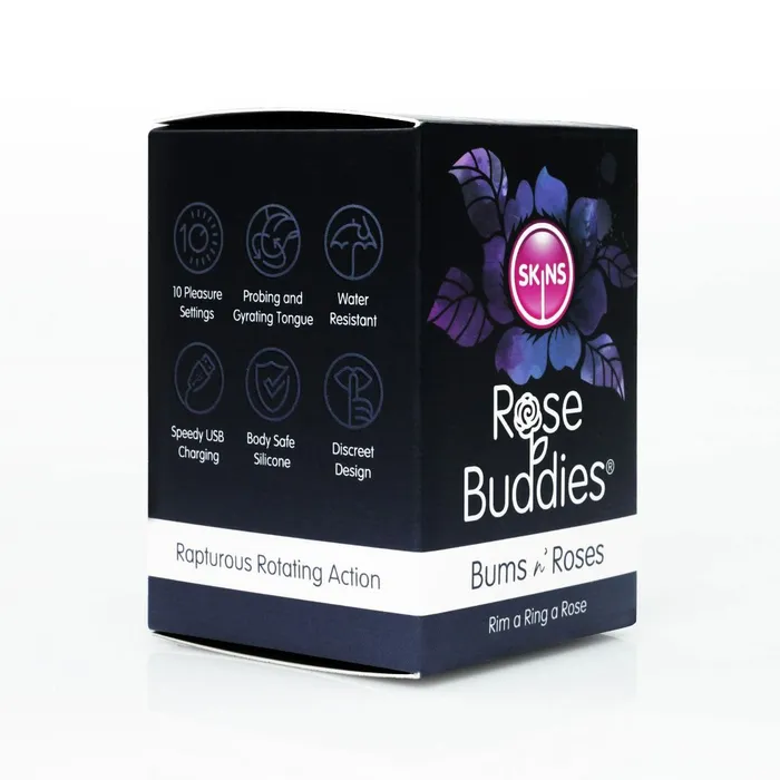 Skins Rose Buddies the Bums N Rose Black Creative Conceptions Skins Vibrators