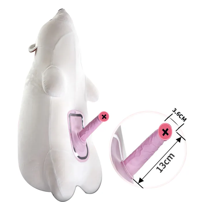 Discreet Polar Bear Pillow Remote Control Sex Machine lurevibe Female Sex Toys Discreet Polar Bear Pillow Remote Control Sex Machine lurevibe Female Sex Toys