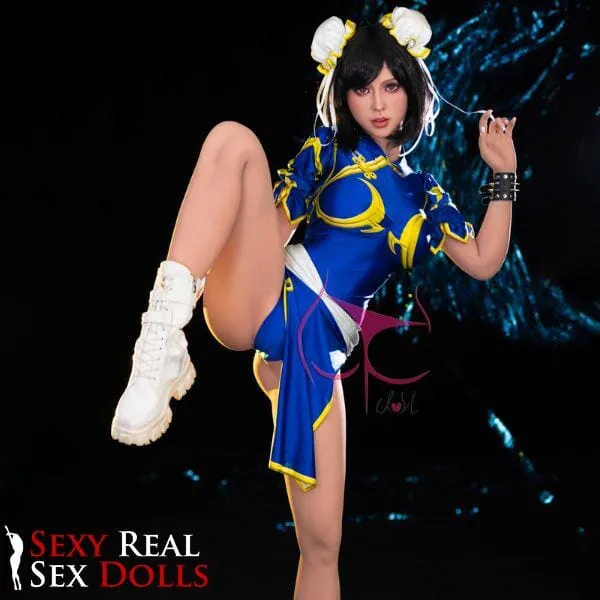 FunWest Doll Male Sex Toys 155cm 5ft1 FCup Chinese Street Fighter Sex Doll Chun Li