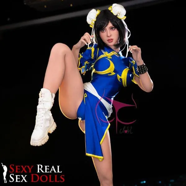 FunWest Doll Male Sex Toys 155cm 5ft1 FCup Chinese Street Fighter Sex Doll Chun Li