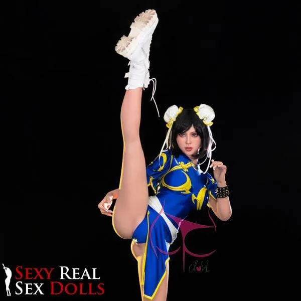 FunWest Doll Male Sex Toys 155cm 5ft1 FCup Chinese Street Fighter Sex Doll Chun Li