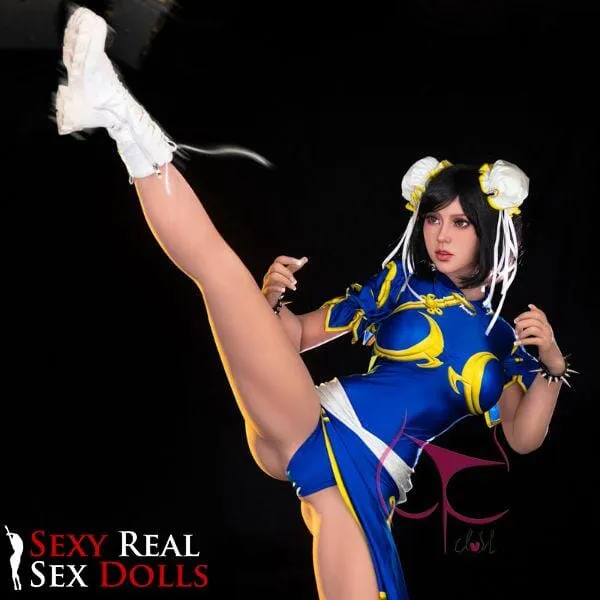 FunWest Doll Male Sex Toys 155cm 5ft1 FCup Chinese Street Fighter Sex Doll Chun Li
