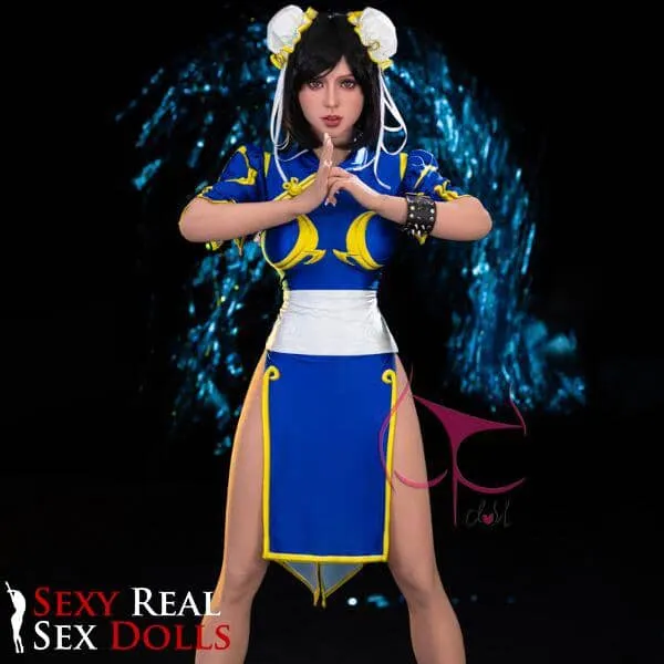 FunWest Doll Male Sex Toys 155cm 5ft1 FCup Chinese Street Fighter Sex Doll Chun Li