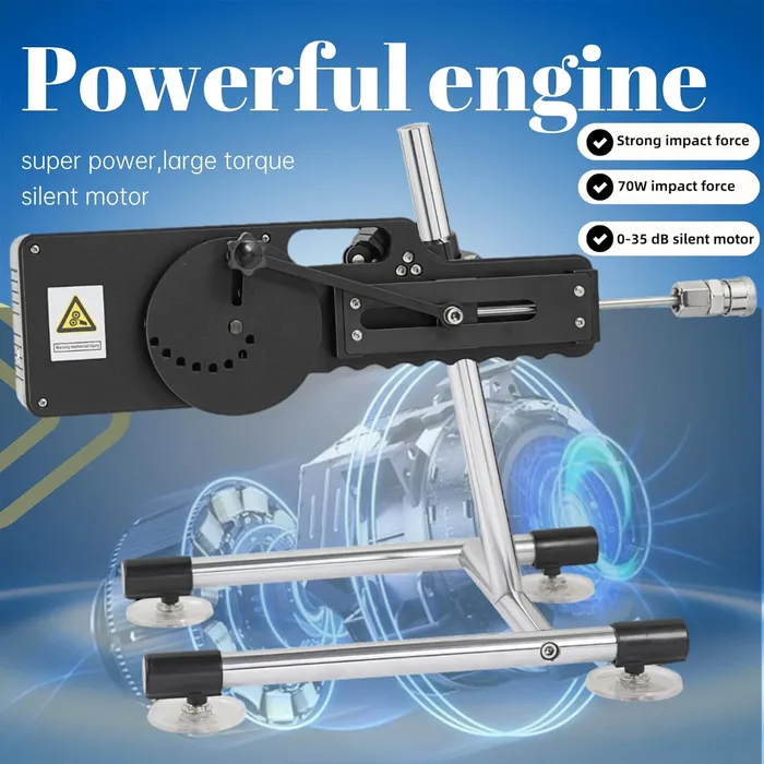 Lurevibe Female Sex Toys APP remote control Sex Machine with Realistic Dildo and Suction Cup
