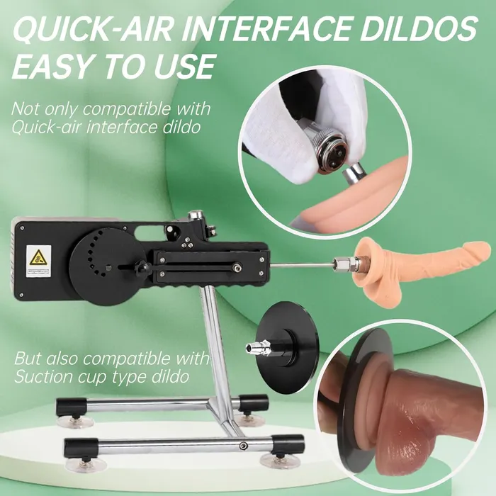 Lurevibe Female Sex Toys APP remote control Sex Machine with Realistic Dildo and Suction Cup