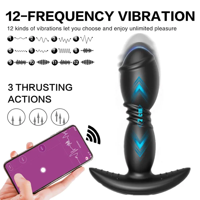 Lurevibe Female Sex Toys Lurevibe Remote App Control Dildo