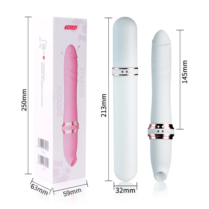 Lurevibe Female Sex Toys Lurevibe Telescoping Vibrator Female 10 Frequency Variable Sex Machine Clitoris Vibrador