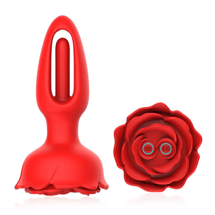 Lurevibe Hollow Slapping Anal Plug Wireless Remote Control Universal Back Chamber Prostate Slapping Massager Lurevibe Male Sex Toys