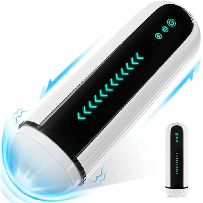 Lurevibe Male Sex Toys Lurevibe Fantasy Aircraft Cup Mens Fully Automatic Telescopic Warming Pronunciation Electric Masturator