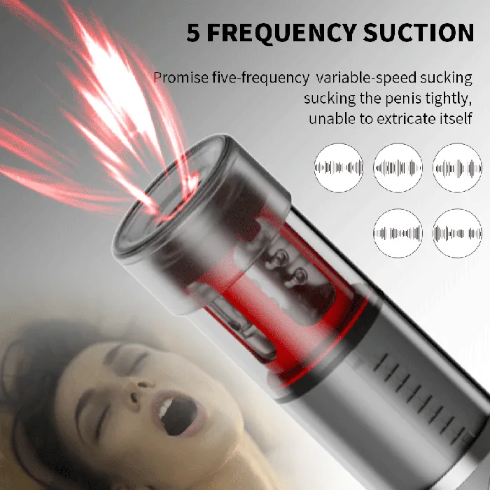 Lurevibe Male Sex Toys Lurevibe Male Automatic Telescopic Rotation Masturbation Cup